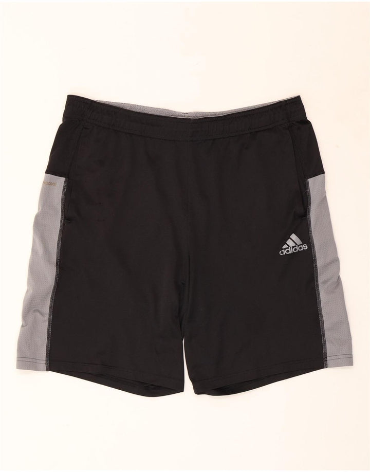 Męskie spodenki sportowe ADIDAS Climacool, poliester w kolorze średniej czerni