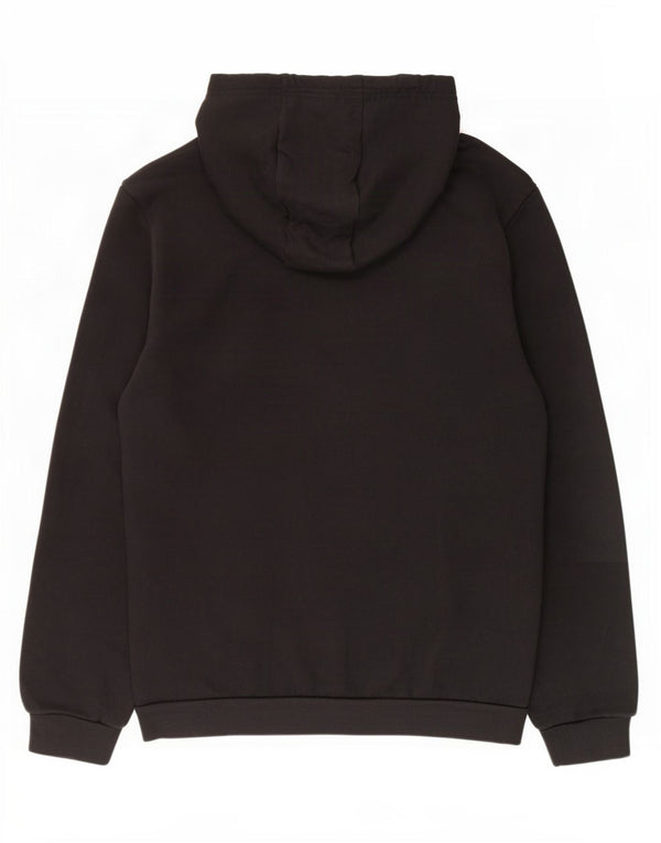 Adidas Męska bluza z kapturem, mała, czarna, bawełniana