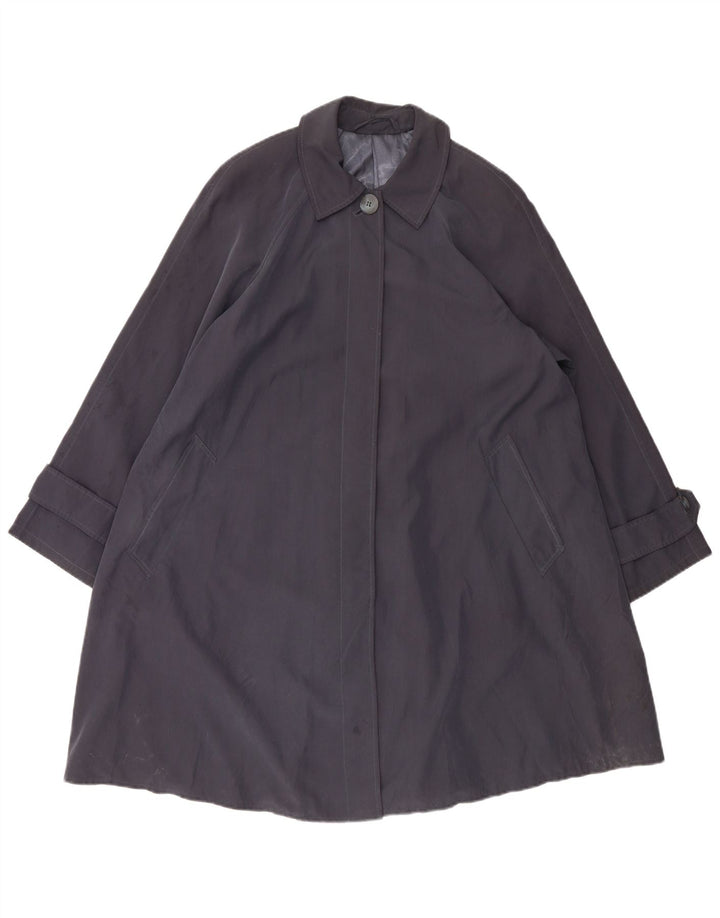 Marks & Spencer Damski trencz oversize UK 10, mały, granatowy, modal