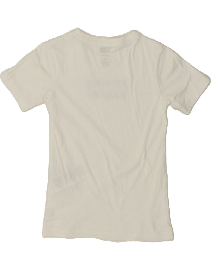 LEVI'S Boys Graphic T-Shirt Top 9-10 Years White Cotton Vintage Levi's and Second-Hand Levi's from Messina Hembry 