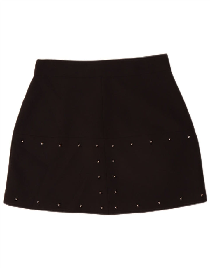 Spódnica mini damska Zara średnia W28 czarna