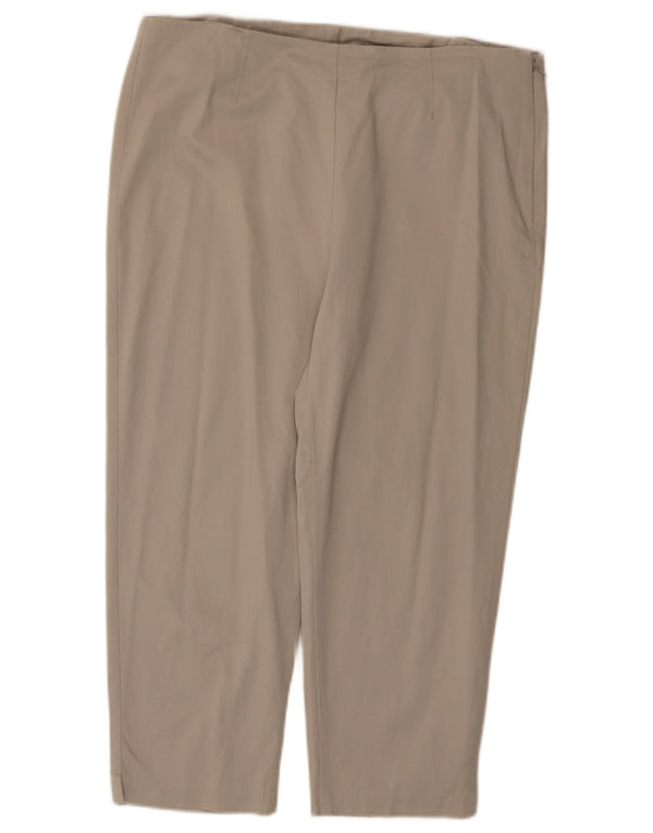 Spodnie damskie Marks & Spencer Straight Capri UK 14 Large W34 L22 Szare