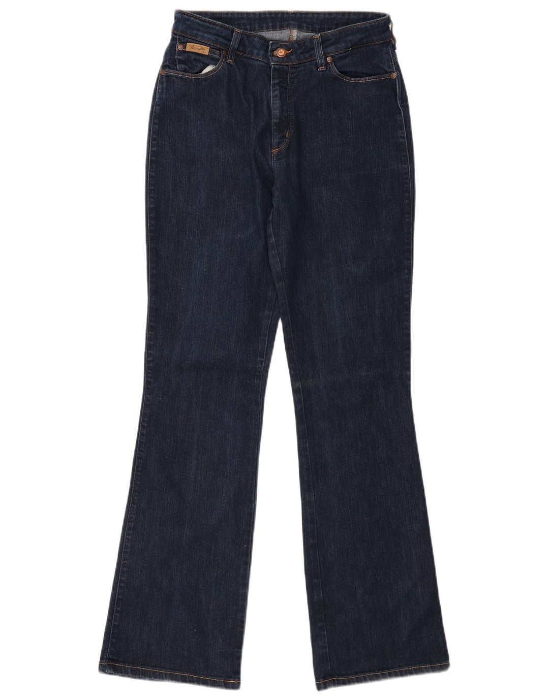 Damskie jeansy rozkloszowane Wrangler W31 L32 Granatowe, bawełniane