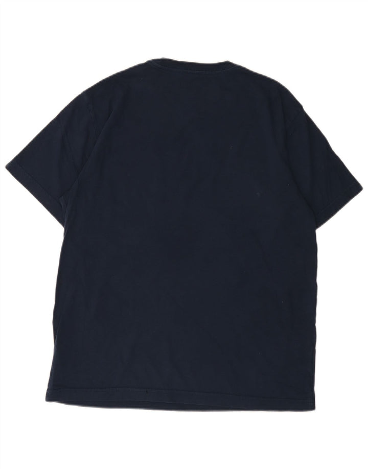 T-shirt męski EDDIE BAUER, średni, granatowy, bawełniany