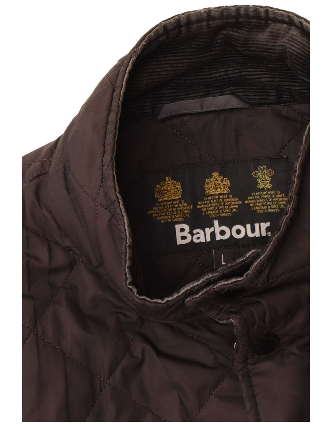 Męska pikowana kurtka Barbour UK 40 duża czarna