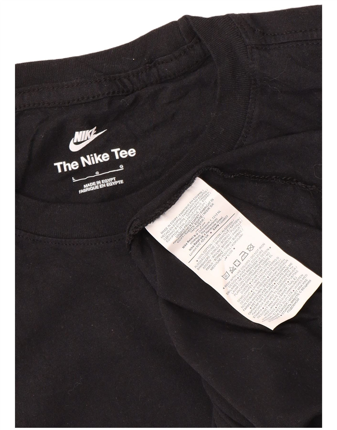 Męski T-shirt Nike, duży, czarny, bawełniany