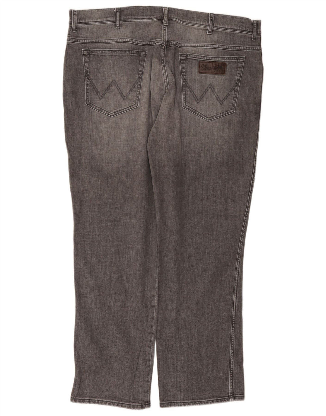 Męskie jeansy WRANGLER Texas Stretch Straight W40 L30 Szara bawełna