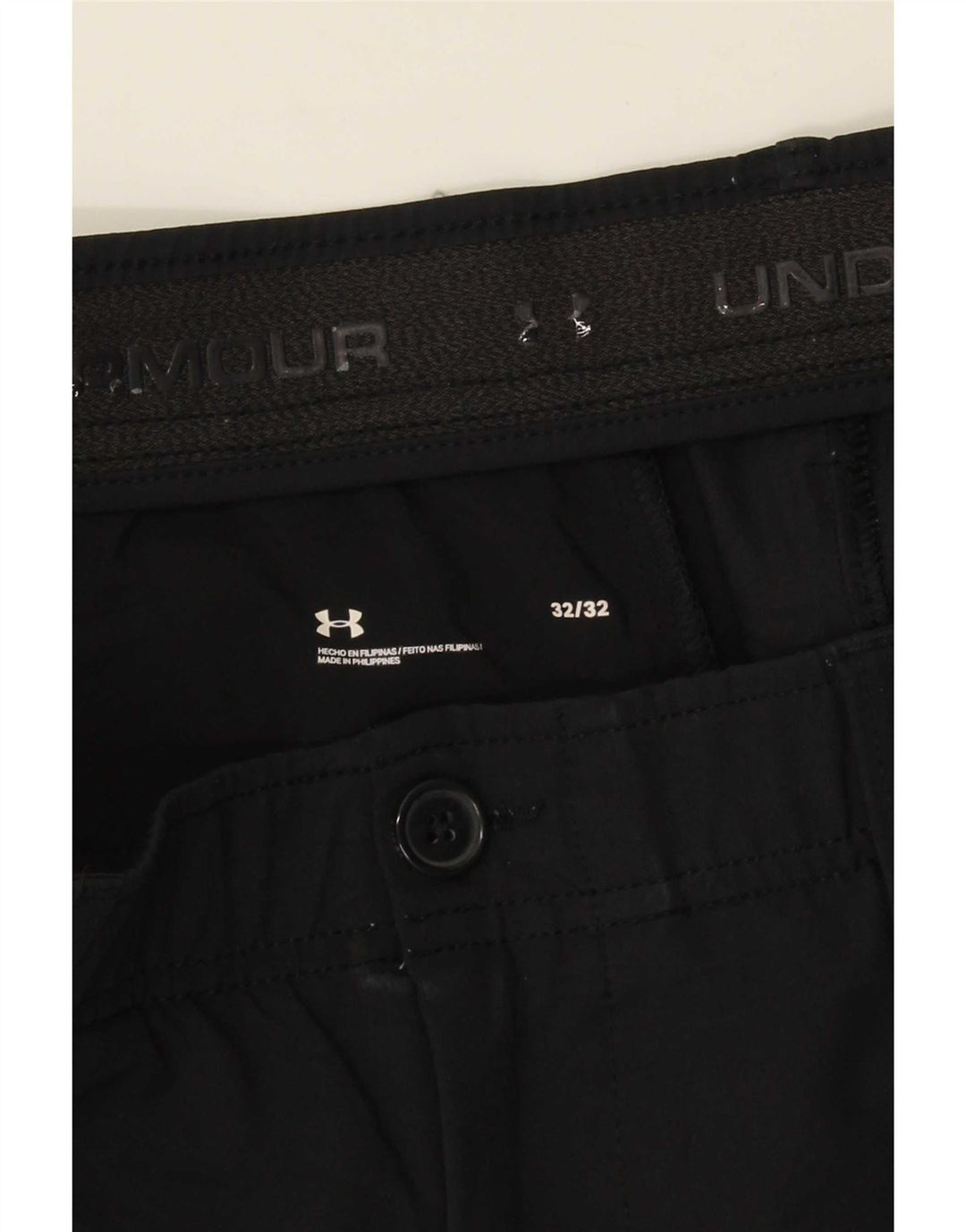 Męskie spodnie typu slim chino Under Armour W32 L32 czarne