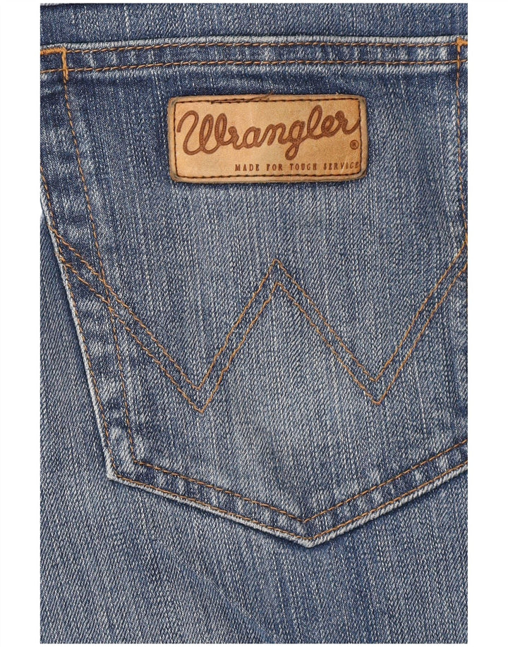Męskie proste dżinsy Wrangler W32 L30 niebieskie