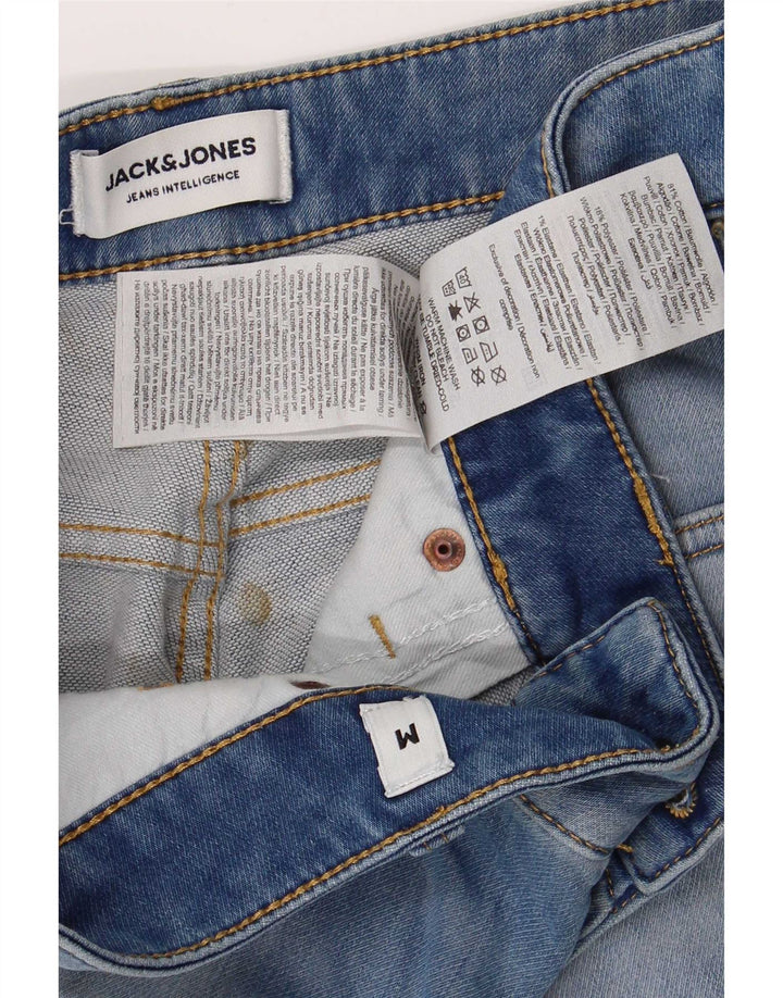 Męskie spodenki jeansowe Jack & Jones, średnie W32, niebieskie, bawełniane