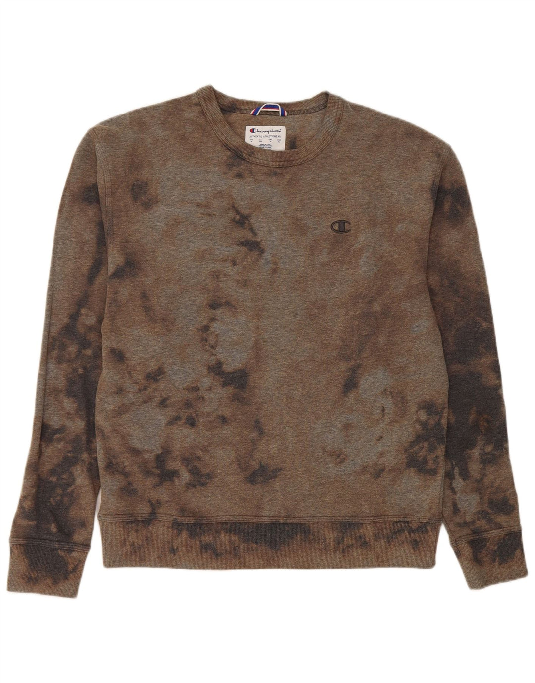 Męski sweter Champion, średni brąz Tie Dye