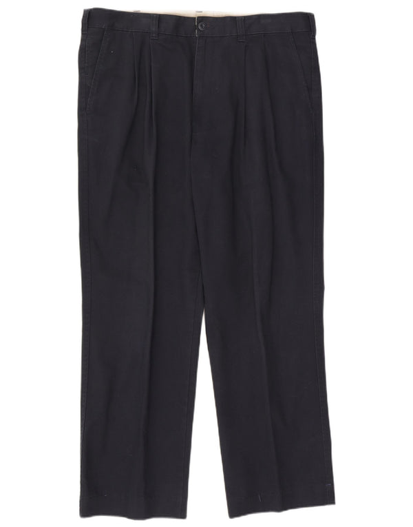 Spodnie męskie Marks & Spencer Blue Harbor Pegged Chino W38 L31 granatowe