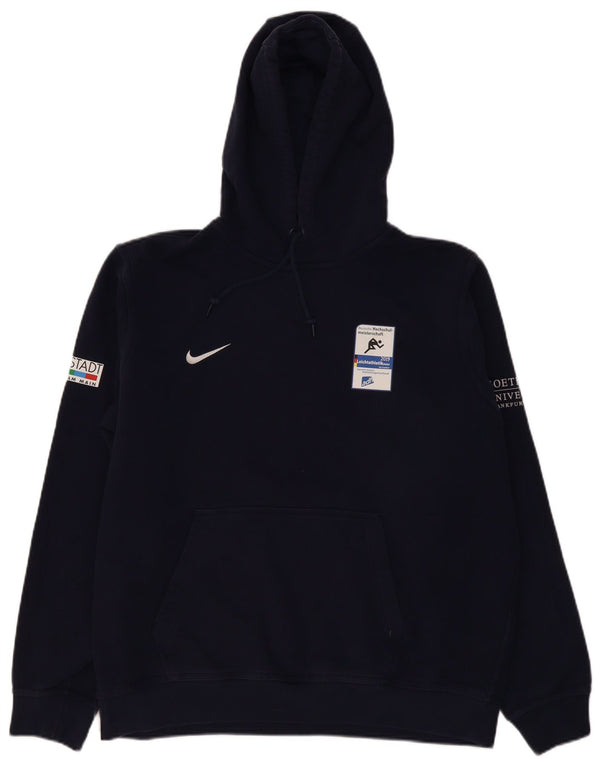 Męski sweter z kapturem Nike Graphic XL, granatowy, bawełniany