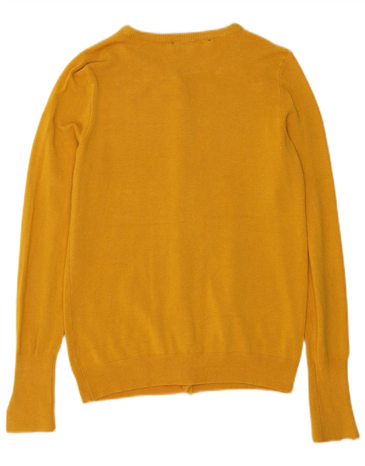 Sweter damski ZARA Cardigan UK 10, mały, żółty