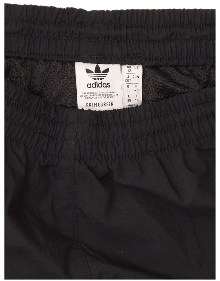 Damskie spodenki sportowe Adidas UK 12, średni czarny poliester
