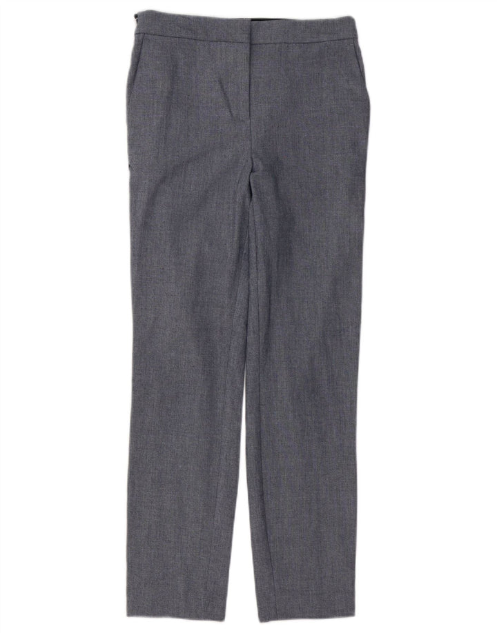 Spodnie damskie Zara Slim Chino, małe, W26 L27, szary poliester w paski