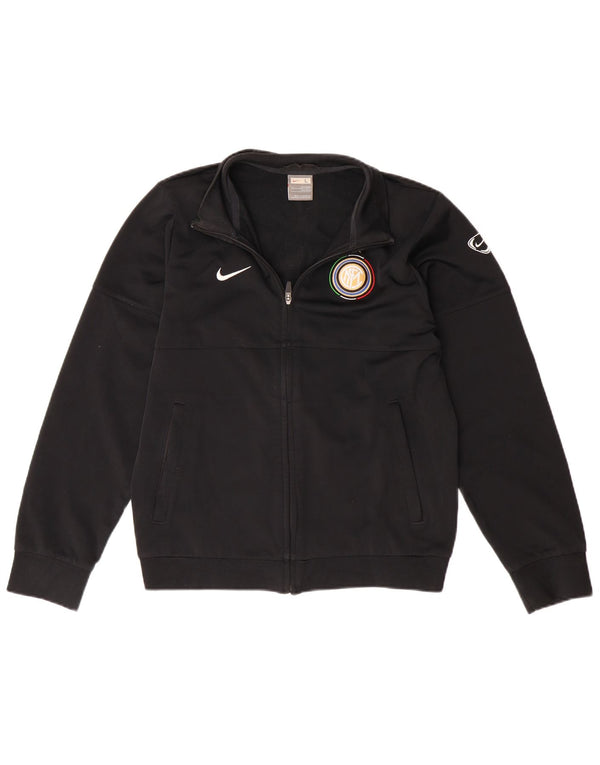 Chłopięca bluza dresowa NIKE Inter Milan 12-13 lat, czarna, poliester