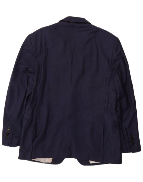 Kurtka marynarska Brooks Brothers Regent Fit UK 44 2XL Granatowa wełna