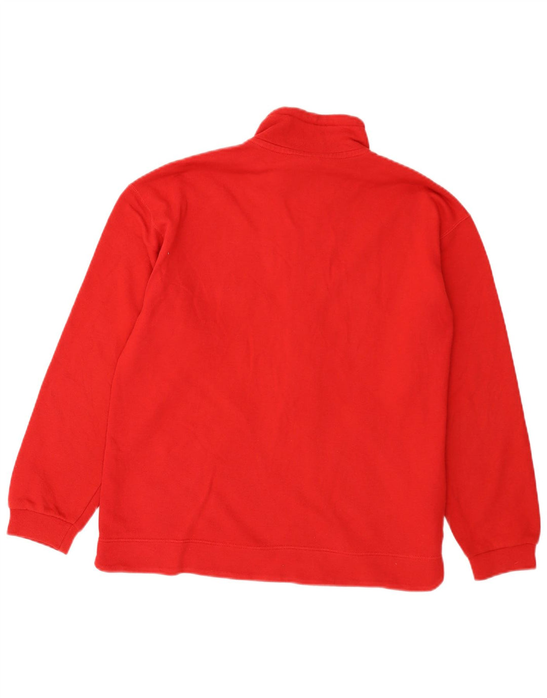 Męska kurtka dresowa ASICS z grafiką, mała, czerwona, bawełniana