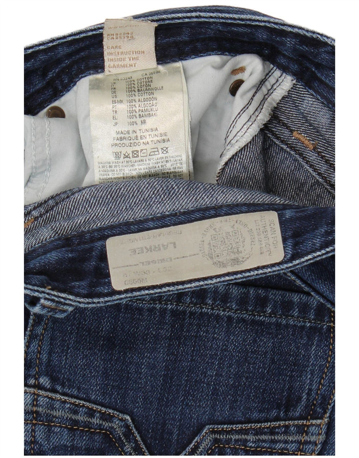 DIESEL Męskie jeansy Larkee Regular Straight W33 L32 Granatowa bawełna