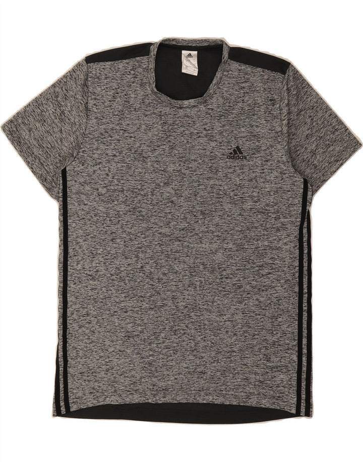 ADIDAS Mens T-Shirt Top Large Grey Vintage Adidas and Second-Hand Adidas from Messina Hembry 