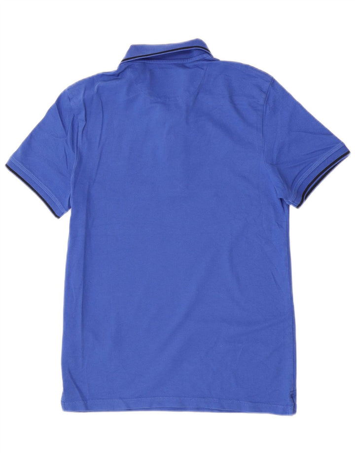 Męska koszulka polo Lyle & Scott, mała, niebieska, bawełniana