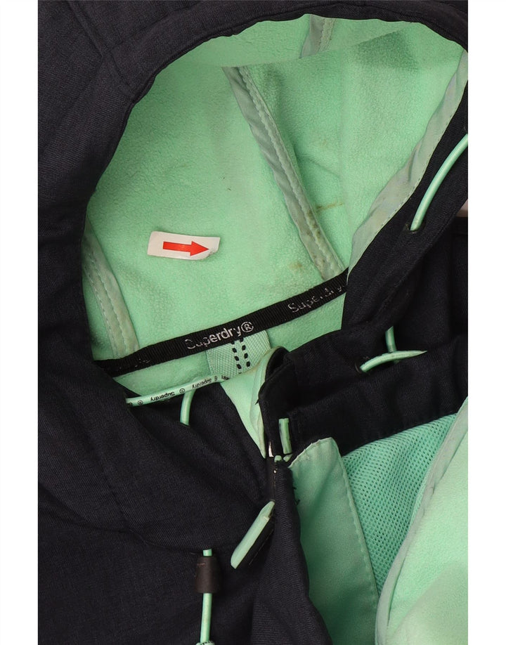 Męska kurtka wiatrówka Superdry Windtrekker z kapturem UK 38, średni granat