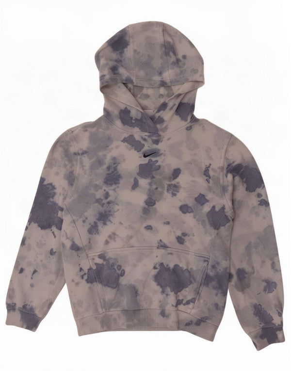 Dziewczęca bluza z kapturem Nike w wieku 12–13 lat, duża, niebieska, bawełniana typu Tie Dye