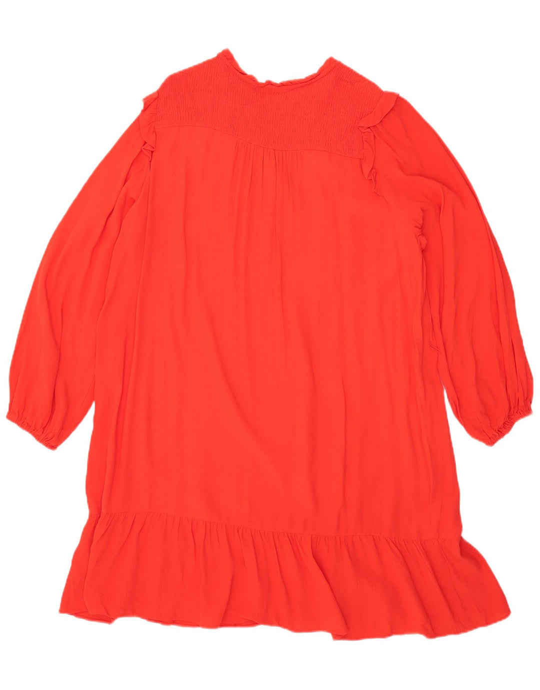 Marks & Spencer Damska sukienka oversize z długim rękawem, UK 16, duża czerwona