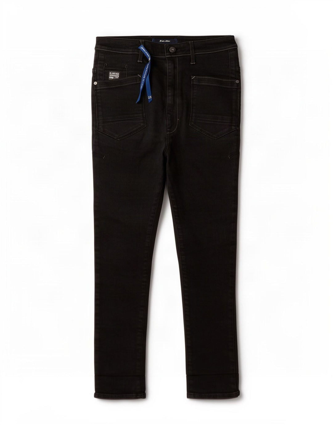 Damskie jeansy slim G-Star W27 L25 Czarna bawełna