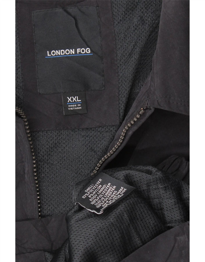Męska kurtka bomber LONDON FOG UK 44 2XL Granatowy poliester