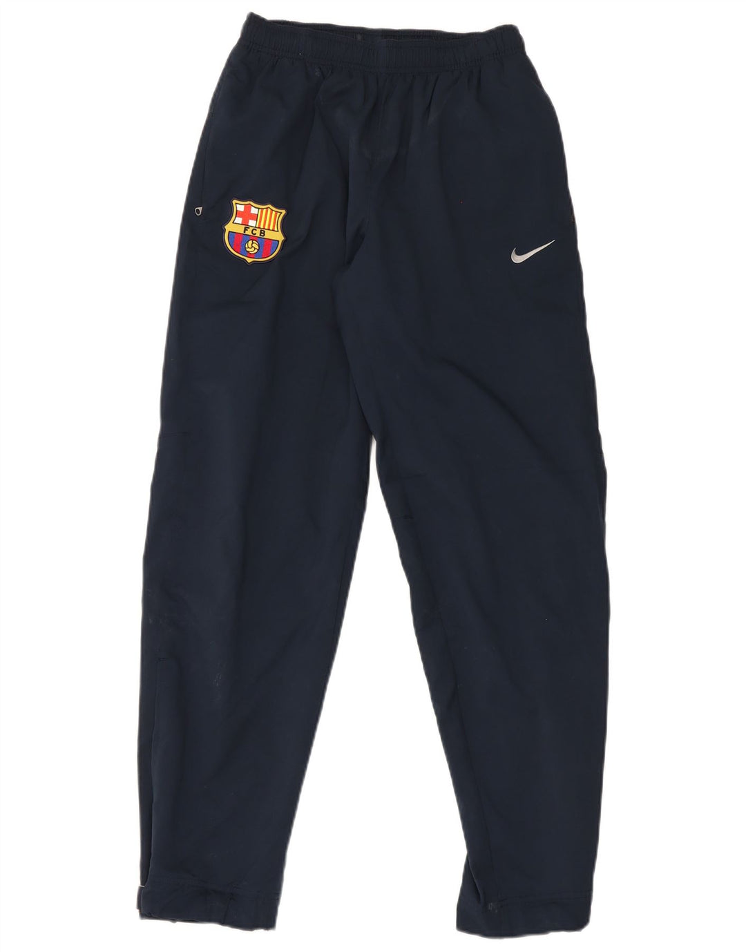 Męskie spodnie dresowe Nike FCB, małe, granatowe, poliestrowe