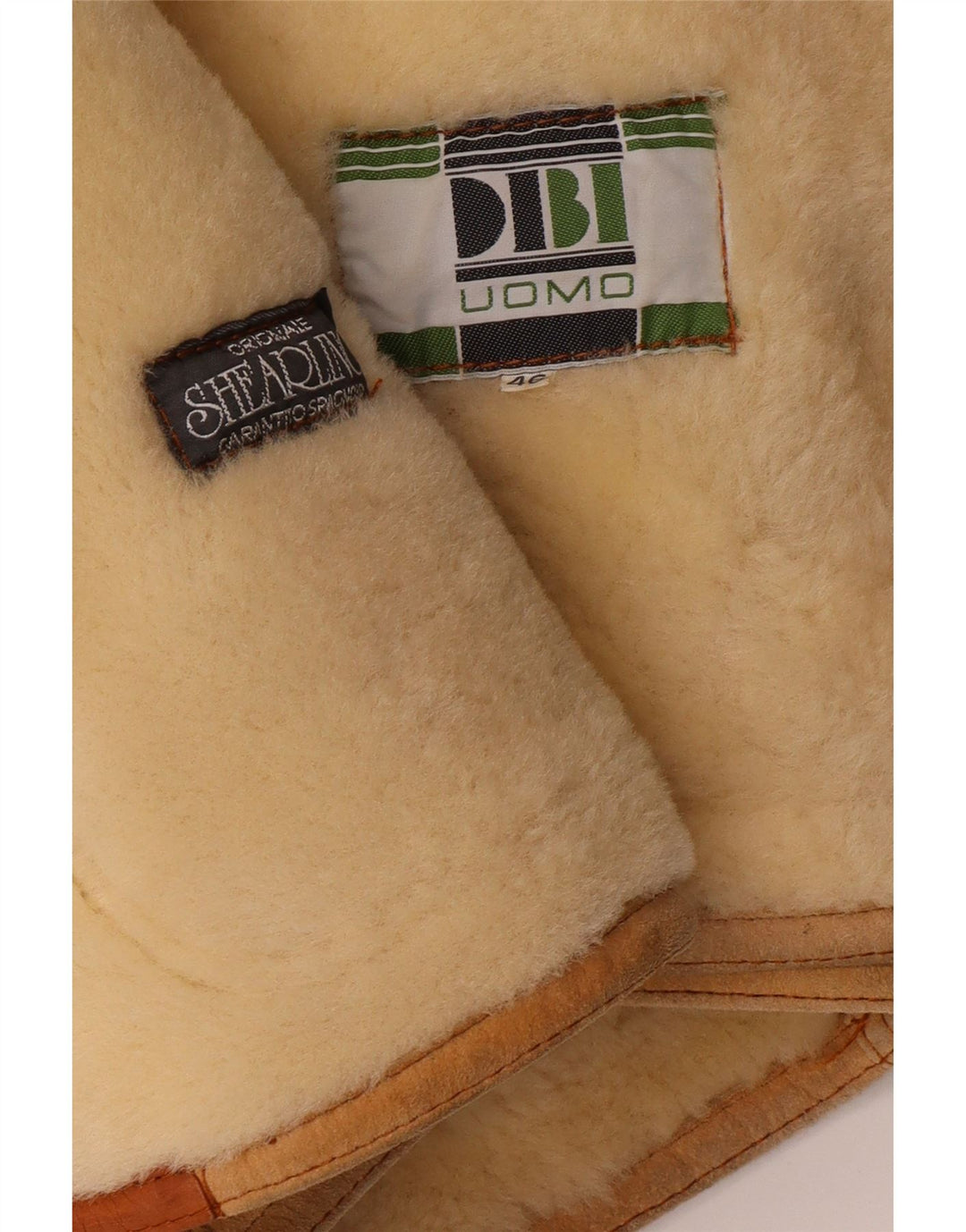 DIBI Męska kurtka Shearling Uomo IT 46 Small Beige Shearling Classic
