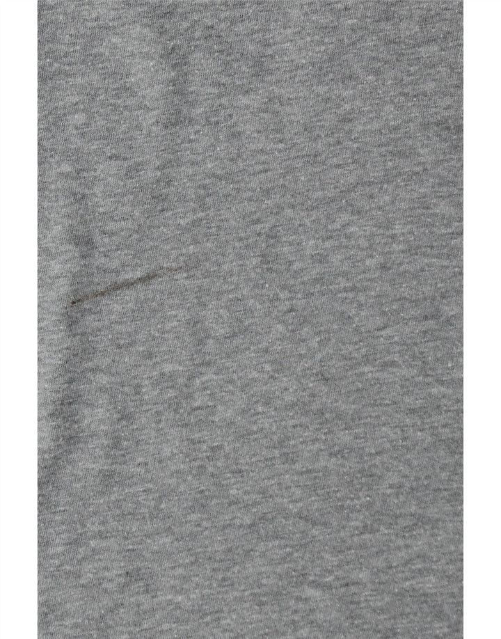 Męska koszulka z grafiką Under Armour, mała, szara, nakrapiana bawełna