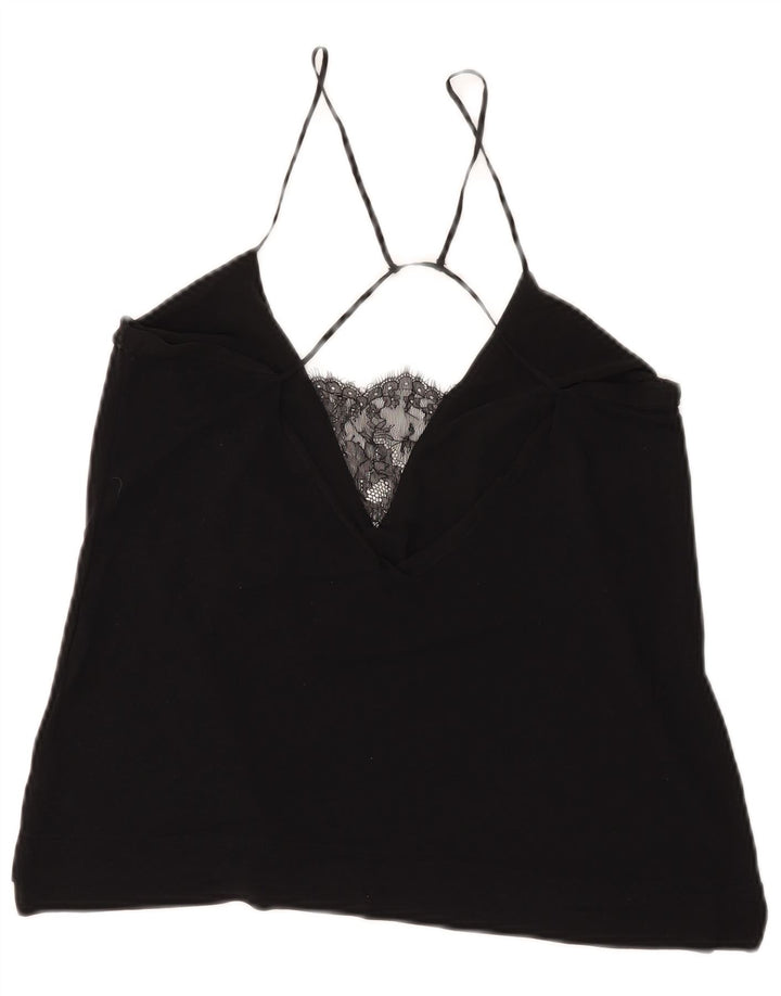 Top damski Zara UK 12, średni czarny