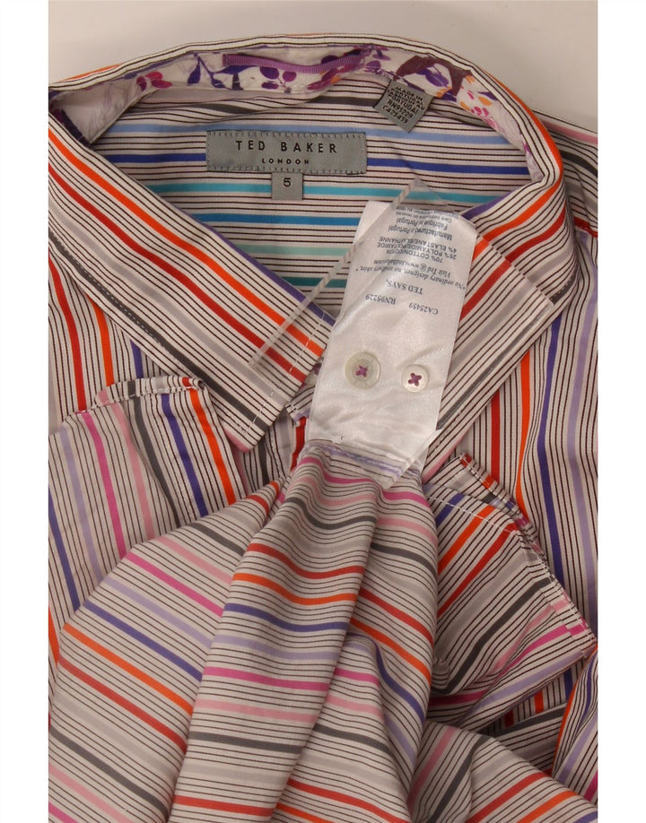Koszula męska Ted Baker, rozmiar 5 XL, wielokolorowa, bawełniana w paski