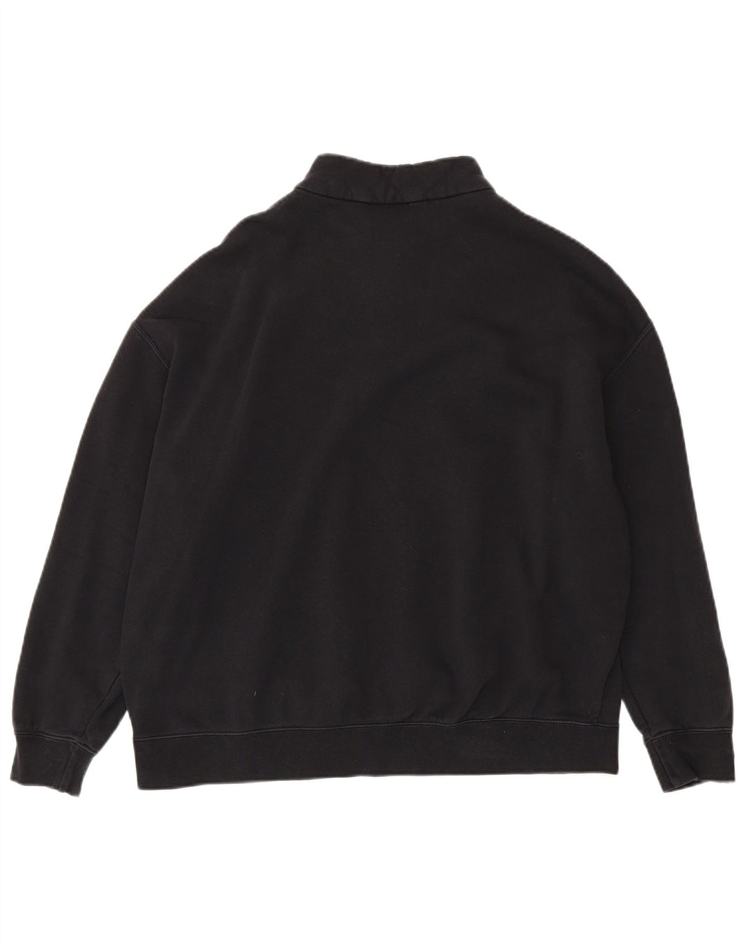 Damski sweter oversize z zamkiem błyskawicznym Nike, UK 10, mały, czarny, bawełniany