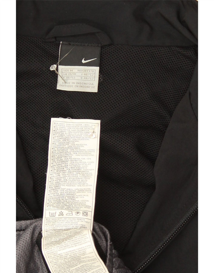 Męska kurtka dresowa Nike UK 39/41, średnia czarna, sportowa z blokami kolorów