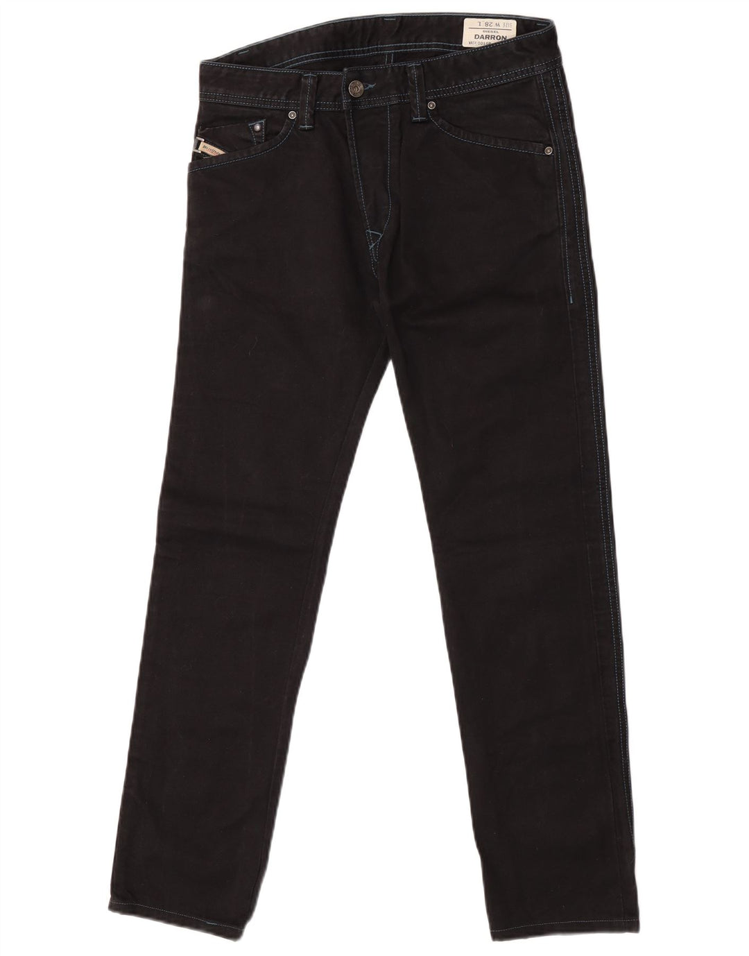 Diesel Damskie Darron Slim Jeans W28 L28 Granatowa bawełna