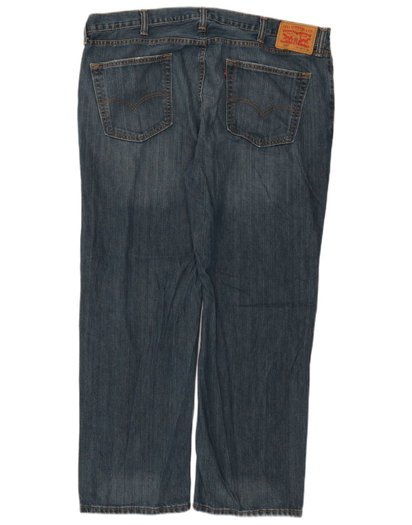 Męskie jeansy Levi's 559 o swobodnym kroju W40 L30 Niebieska bawełna