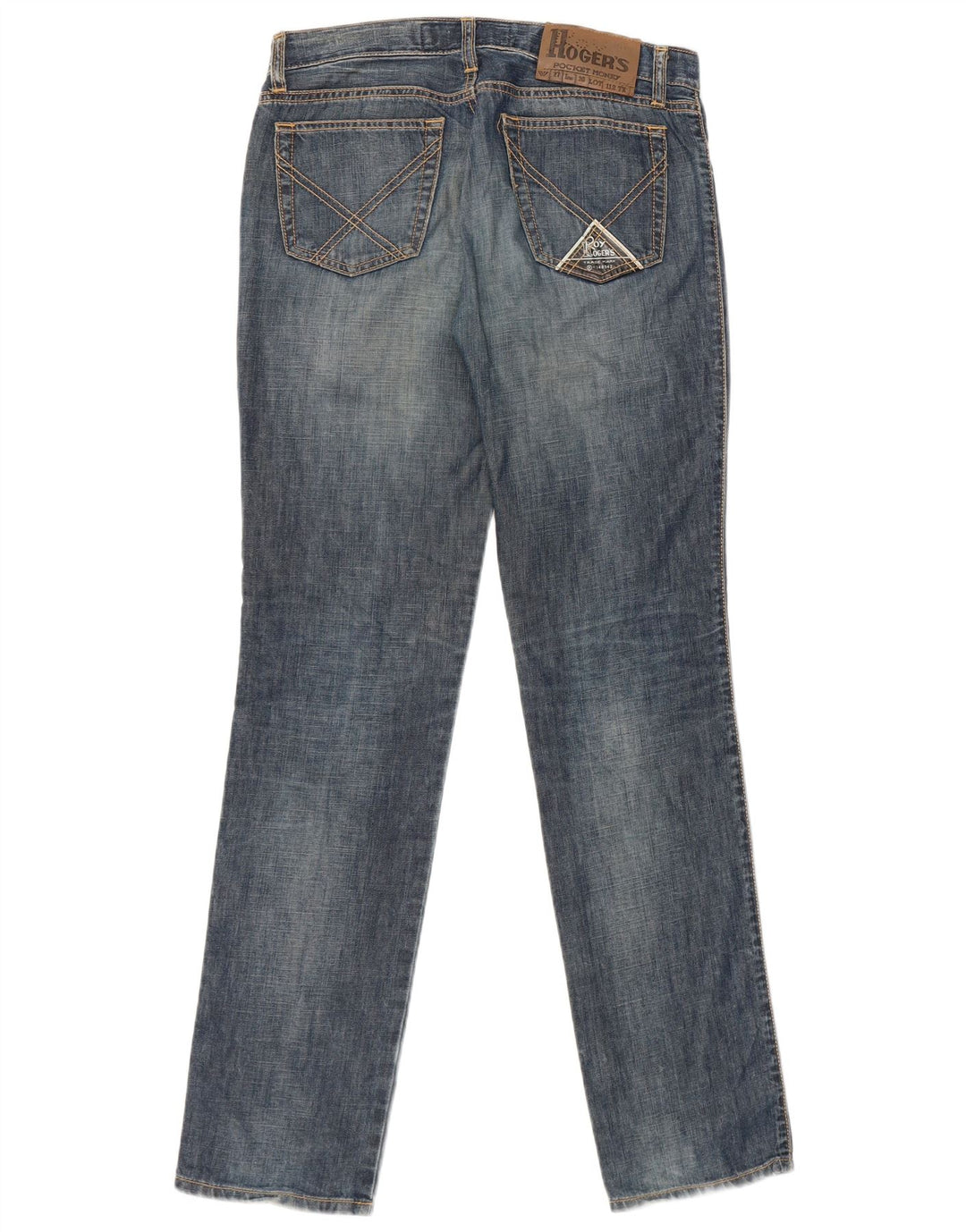 Damskie jeansy slim Roy Rogers W27 L32 Niebieskie bawełniane
