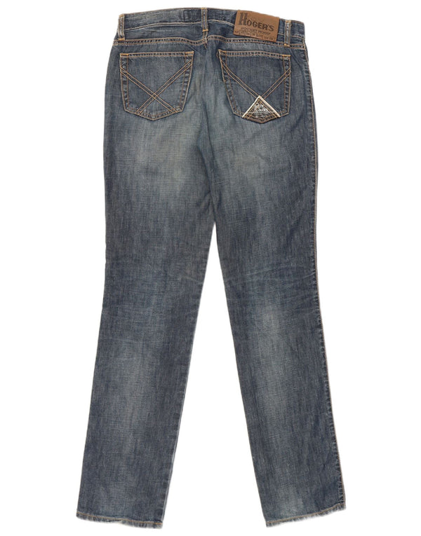 Damskie jeansy slim Roy Rogers W27 L32 Niebieskie bawełniane