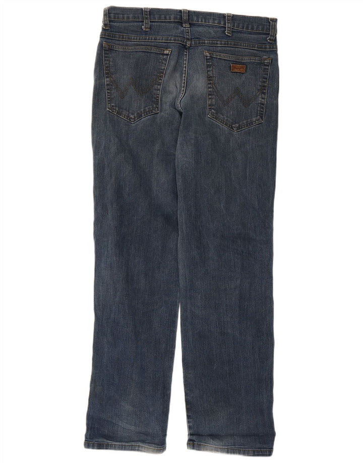 Męskie jeansy Wrangler Texas Stretch Straight W34 L30 Niebieskie, bawełniane