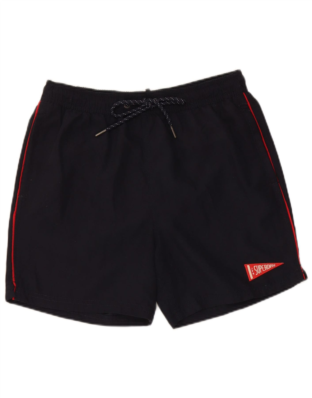 Męskie spodenki sportowe Superdry, średni granatowy poliester