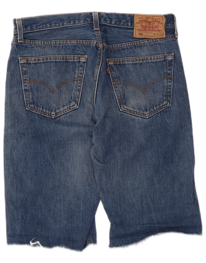 Męskie spodenki jeansowe Levi's 501 W33 w kolorze średnioniebieskim