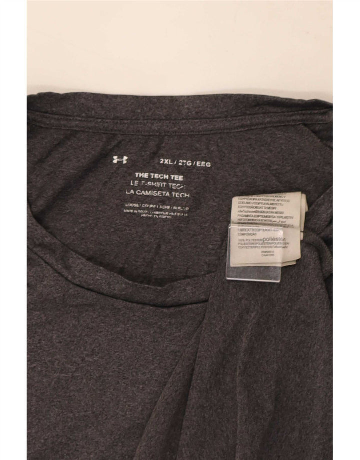 Koszulka męska Under Armour Top 2XL, szary poliester
