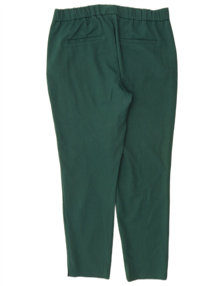 Damskie zwężane spodnie chino Zara, średnie W28 L27, zielone