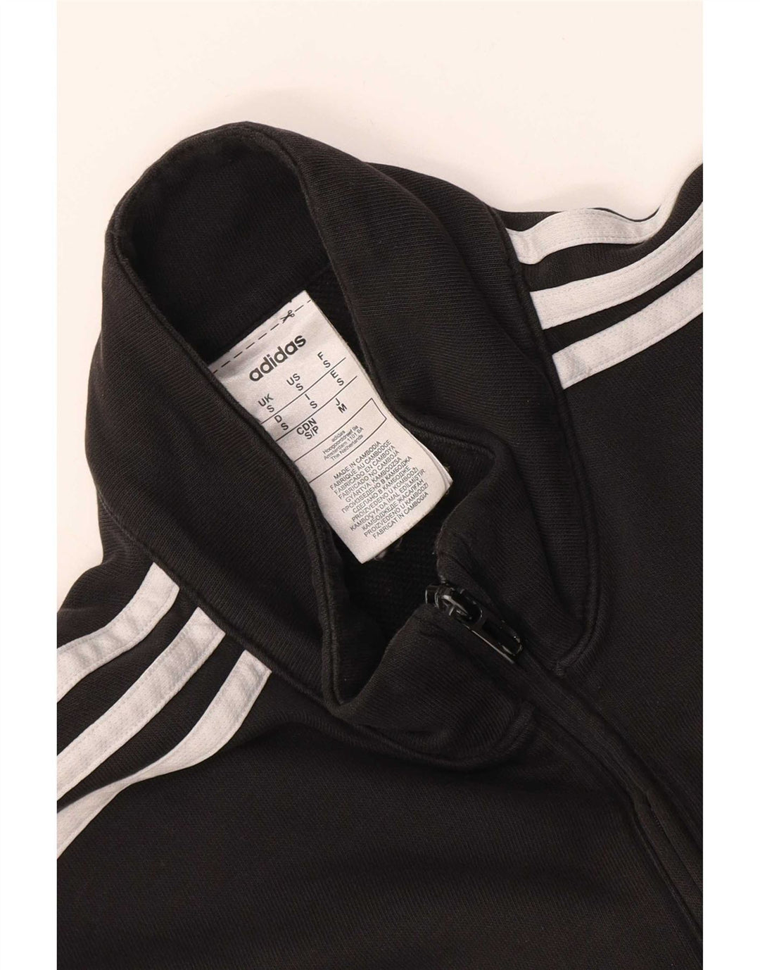 Adidas Męska bluza dresowa, mała, czarna, bawełniana