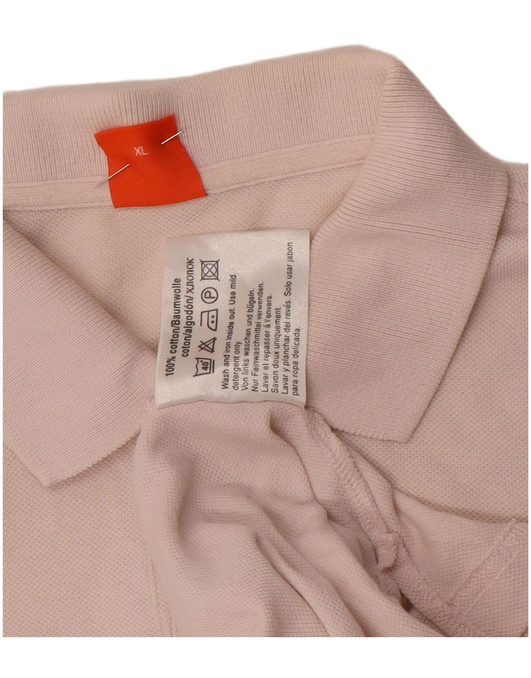Męska koszulka polo Hugo Boss XL, różowa, bawełniana
