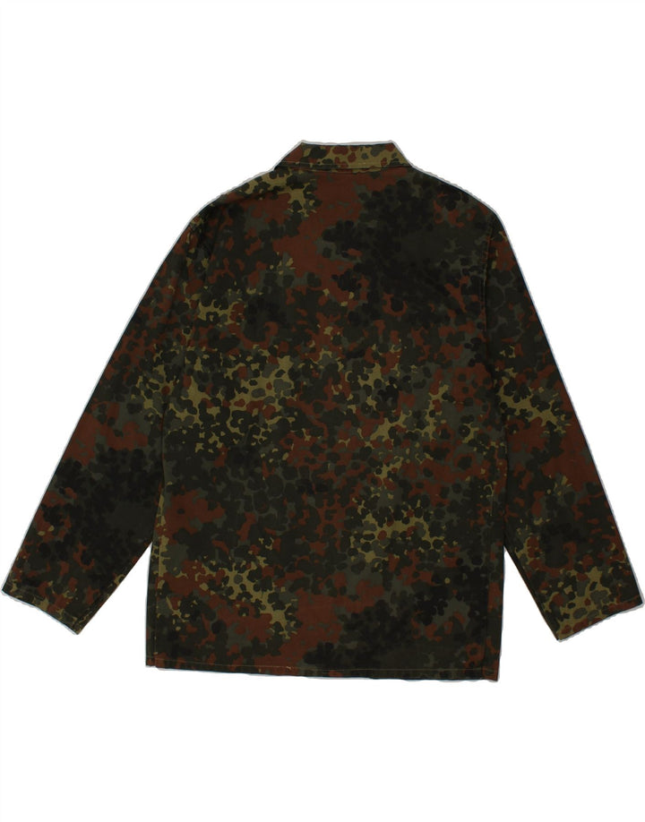 VINTAGE Mens Military Jacket UK 36 Small Khaki Camouflage Vintage Vintage and Second-Hand Vintage from Messina Hembry 